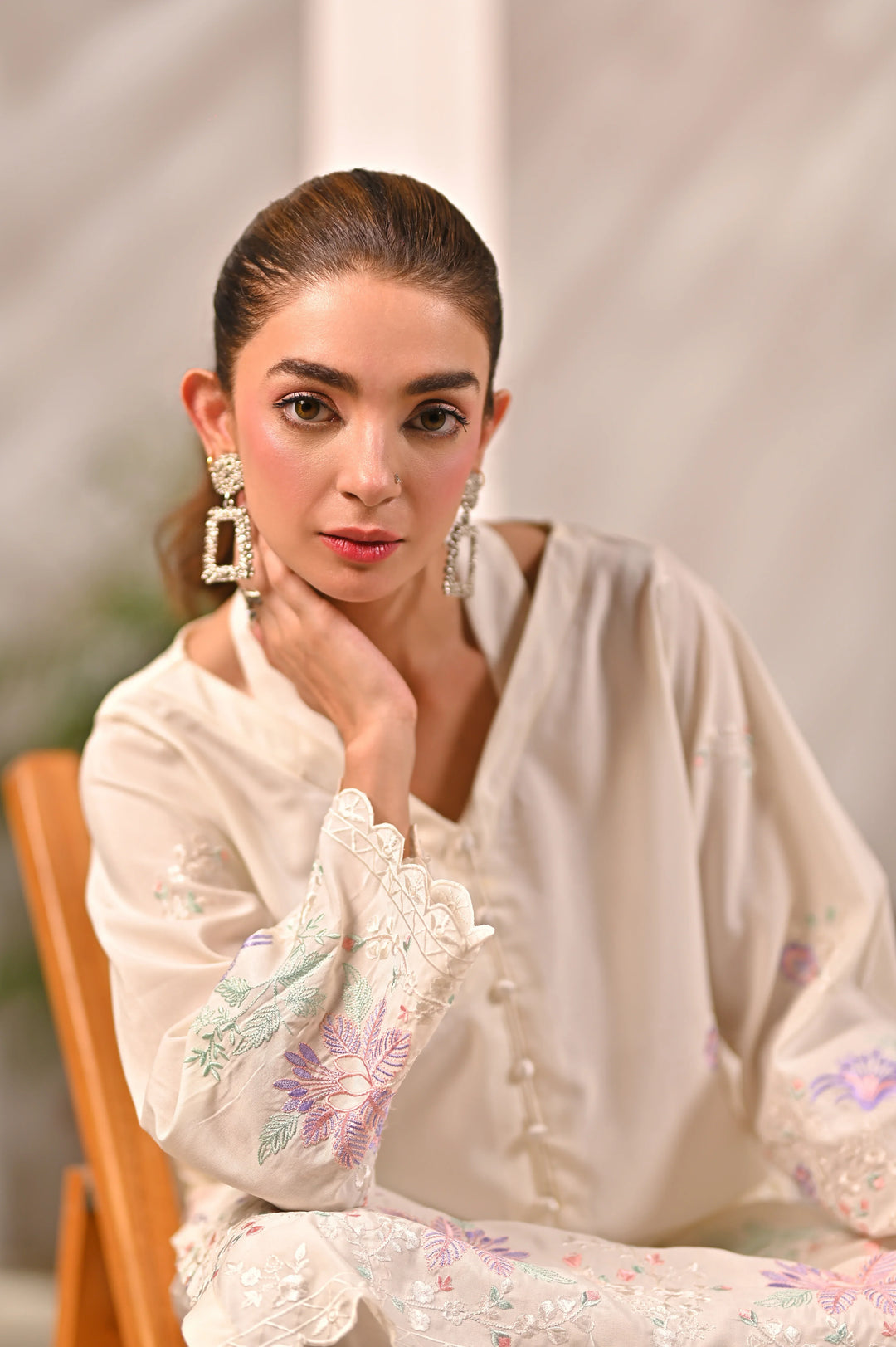 Dhaga Women Pret Embroidered 2 Piece cotton Inaya SS25DSE106 - Summer Collection