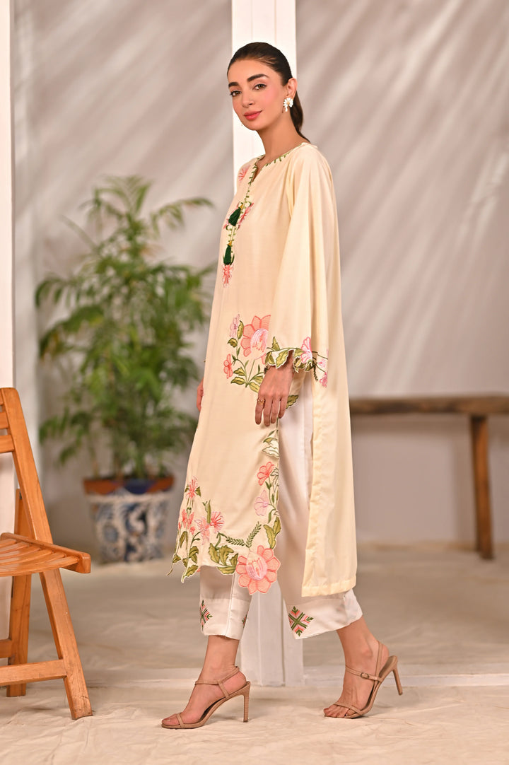 Dhaga Women Pret Embroidered 2 Piece cotton VIVIAN SS25DSE126 - Summer Collection