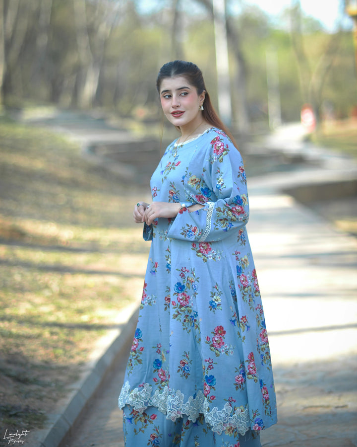 Urban Cut RTW Embroidered Cotton Co-Ord Sets Suit C-36 - Casual Collection