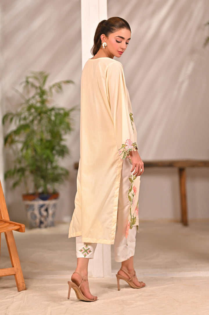 Dhaga Women Pret Embroidered 2 Piece cotton VIVIAN SS25DSE126 - Summer Collection