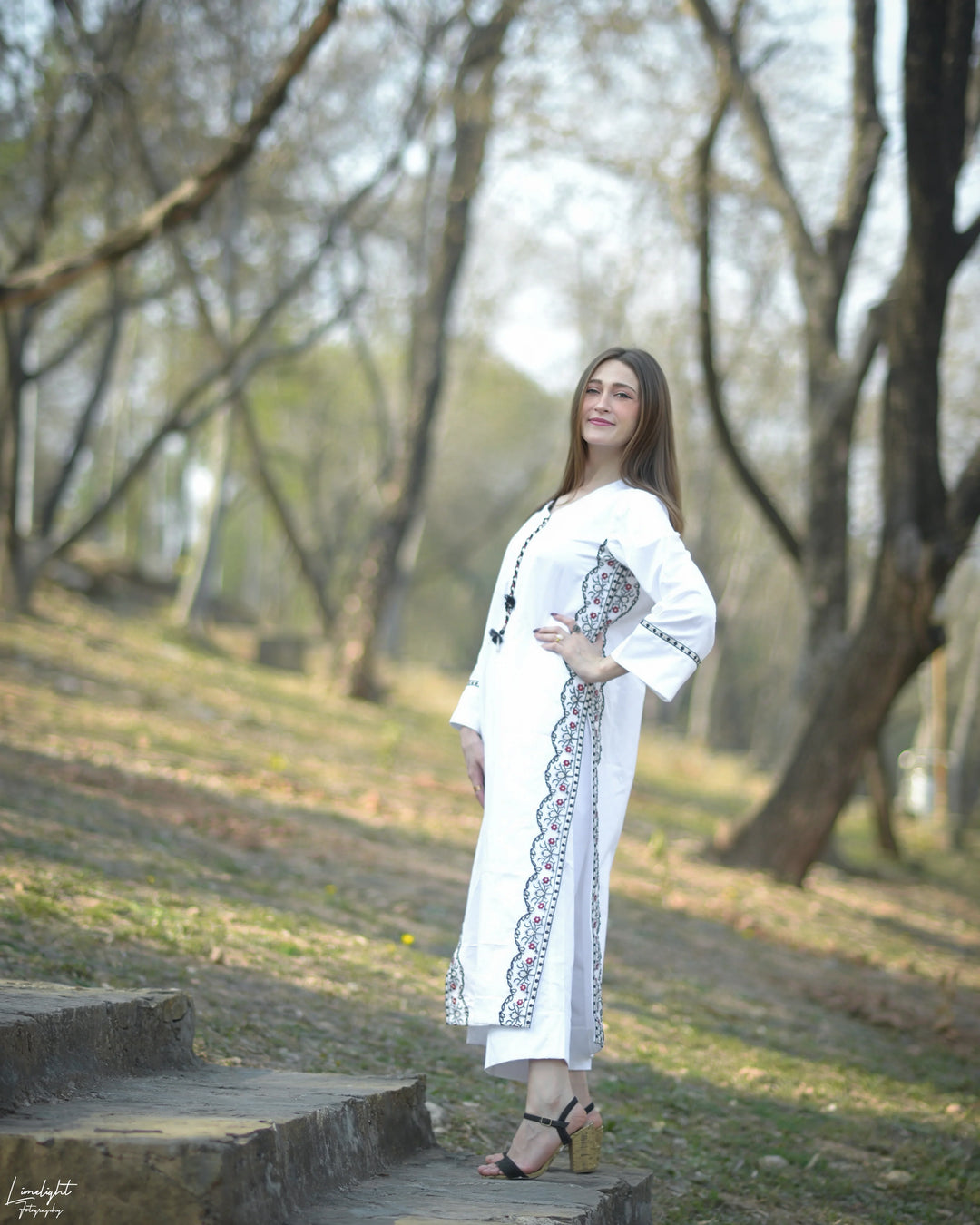 Urban Cut RTW Embroidered Cotton Co-Ord Sets Suit C-40 - Casual Collection