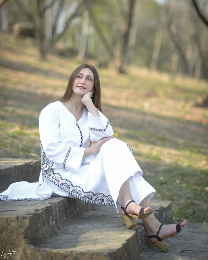 Urban Cut RTW Embroidered Cotton Co-Ord Sets Suit C-40 - Casual Collection