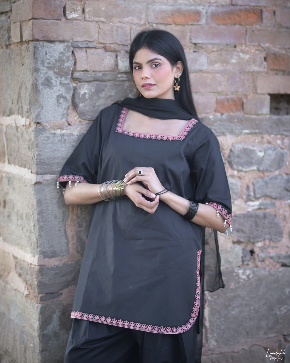 Urban Cut RTW Embroidered Cotton Co-Ord Sets Suit C-41 - Casual Collection