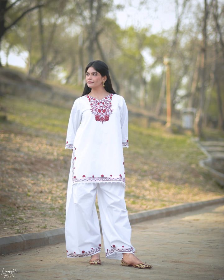 Urban Cut RTW Embroidered Cotton Co-Ord Sets Suit C-42 - Casual Collection