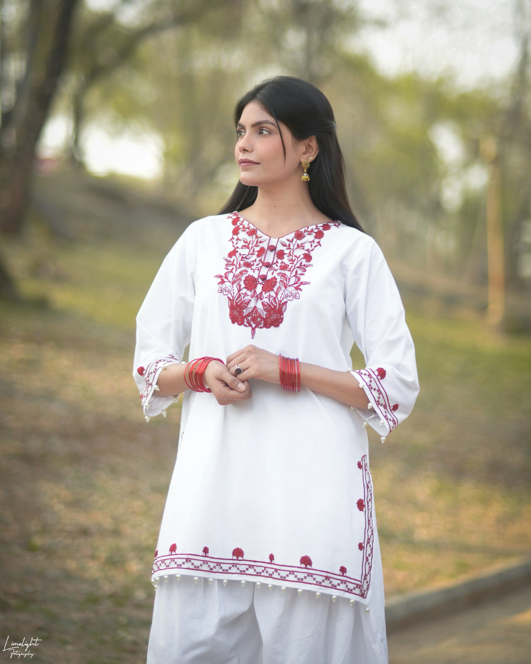 Urban Cut RTW Embroidered Cotton Co-Ord Sets Suit C-42 - Casual Collection