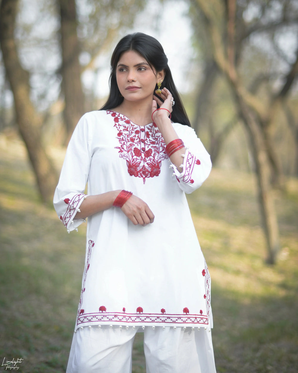 Urban Cut RTW Embroidered Cotton Co-Ord Sets Suit C-42 - Casual Collection