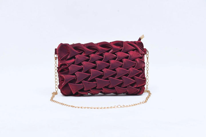 Firdous Hand Bag Maroon - FWB00201