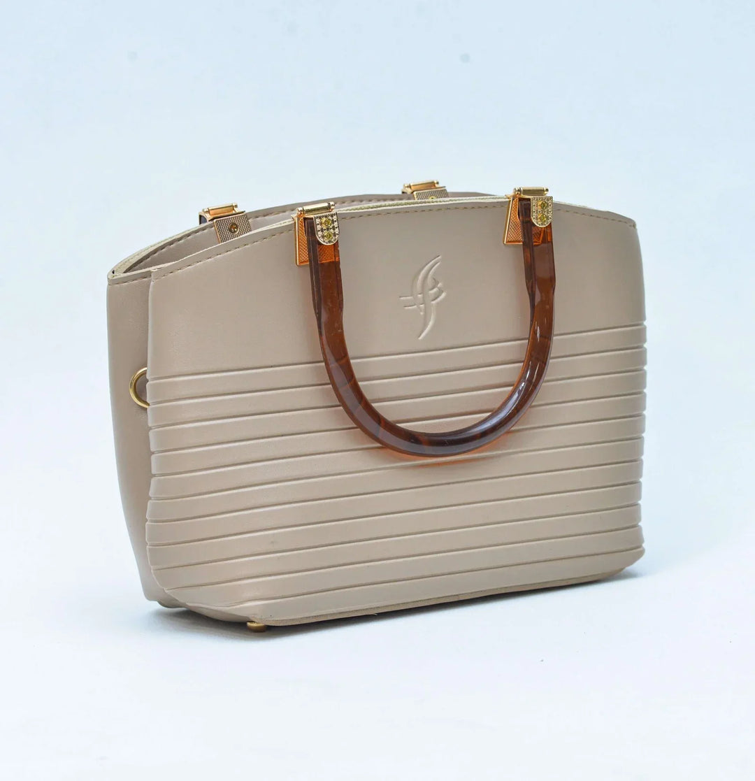 Firdous Hand Bag Cream - FWB00103