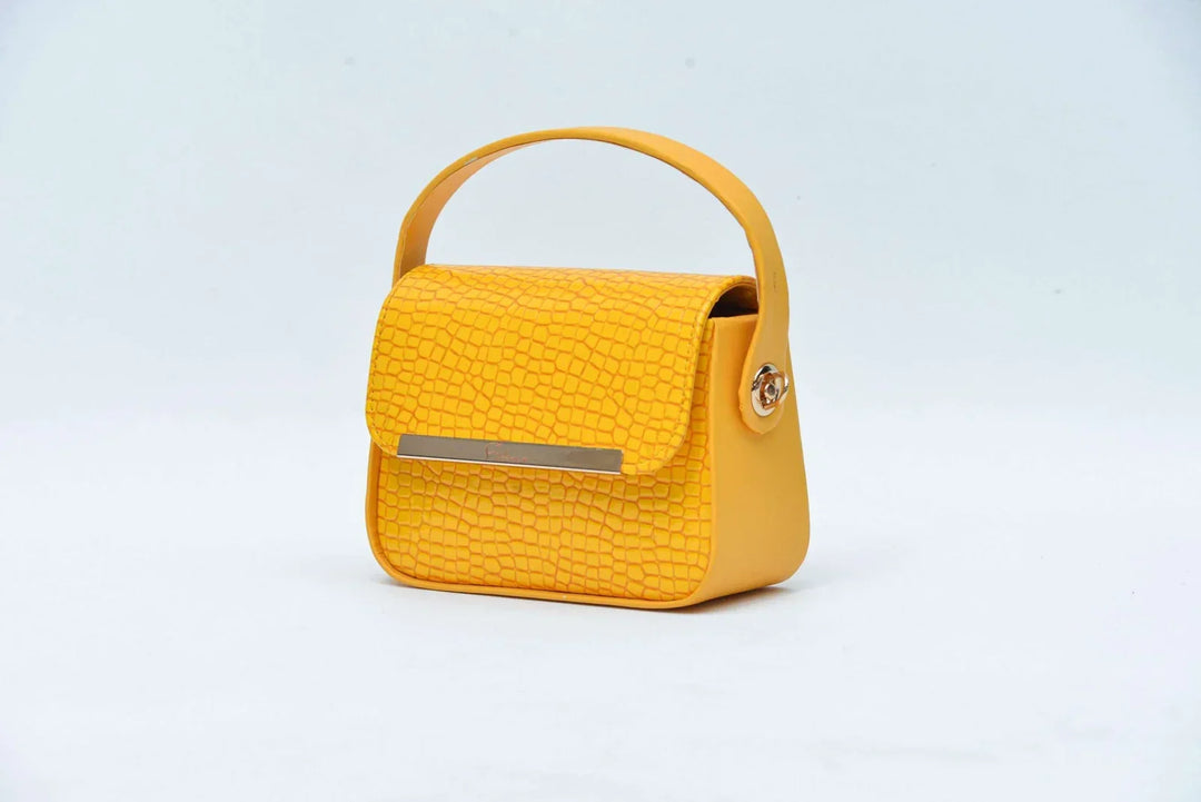Firdous Hand Bag Yellow - FWB00305