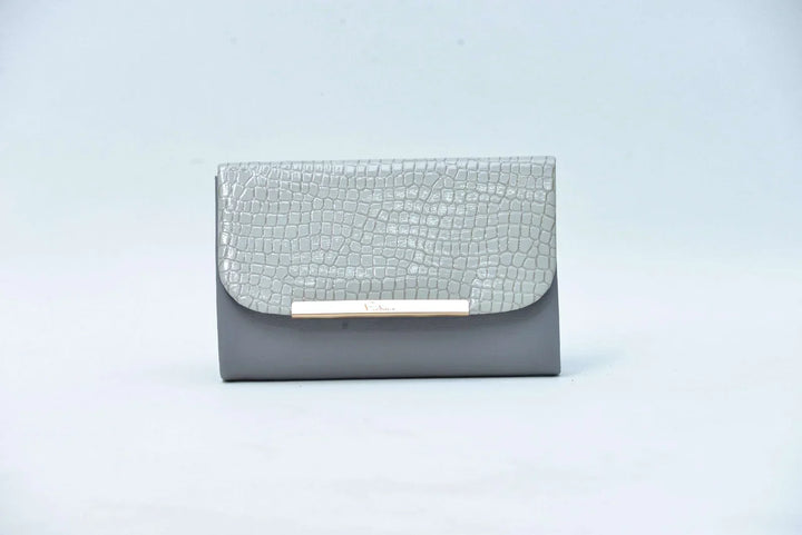Firdous Clutch Bag Grey - FWB00604