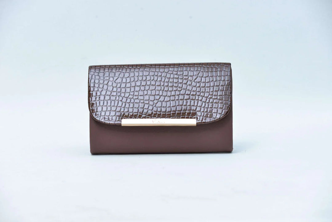 Firdous Clutch Bag Brown - FWB00605