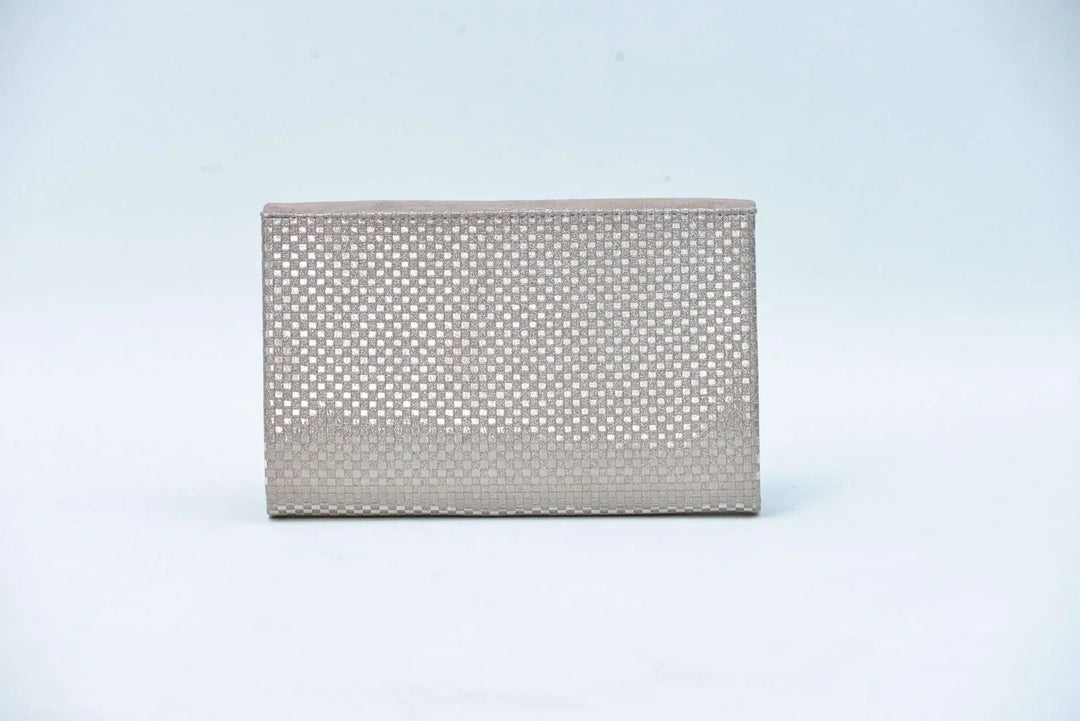 Firdous Clutch Bag Peach Velvet - FWB00405