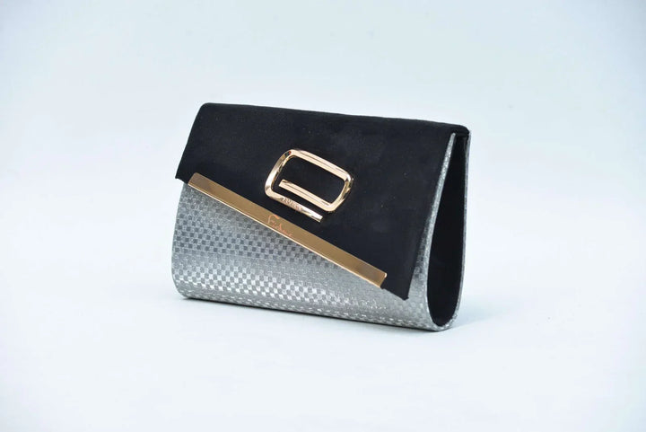Firdous Clutch Bag Black Velvet - FWB00403