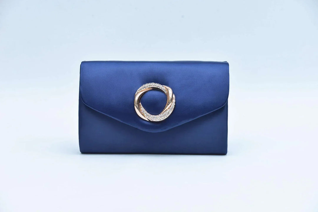 Firdous Clutch Bag Blue - FWB00701