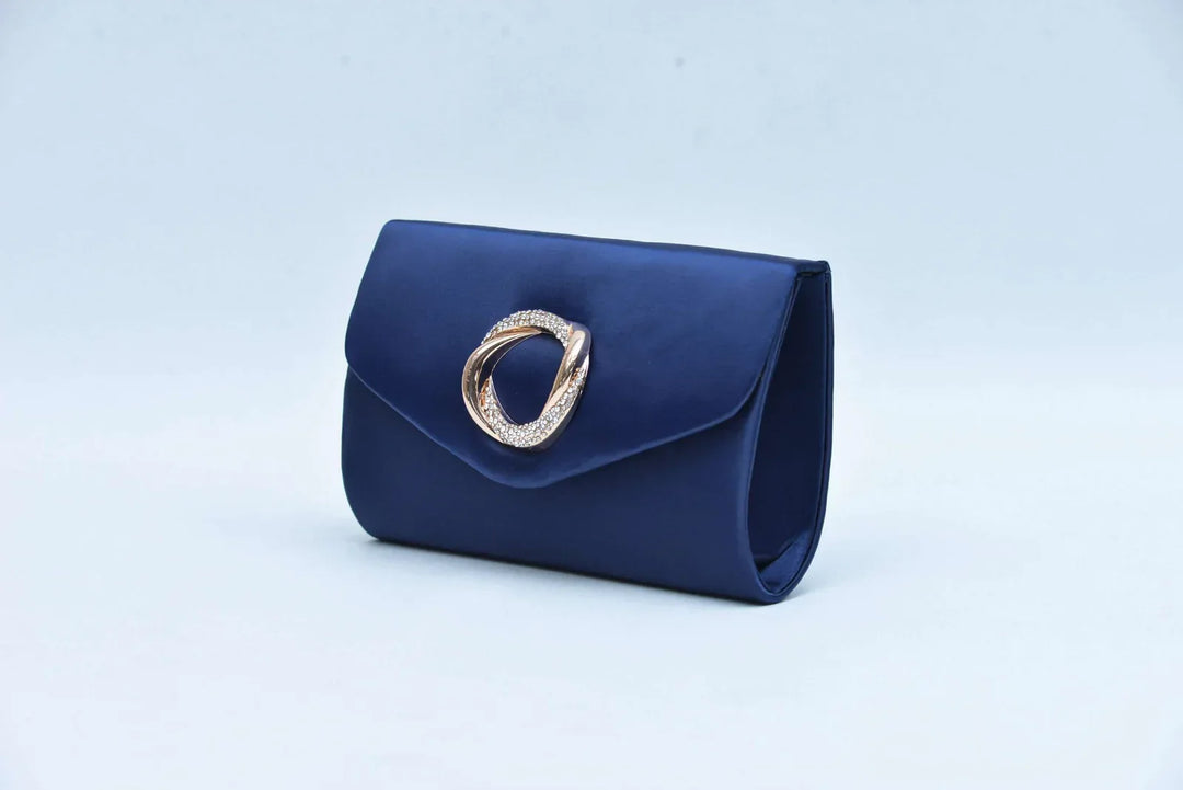 Firdous Clutch Bag Blue - FWB00701