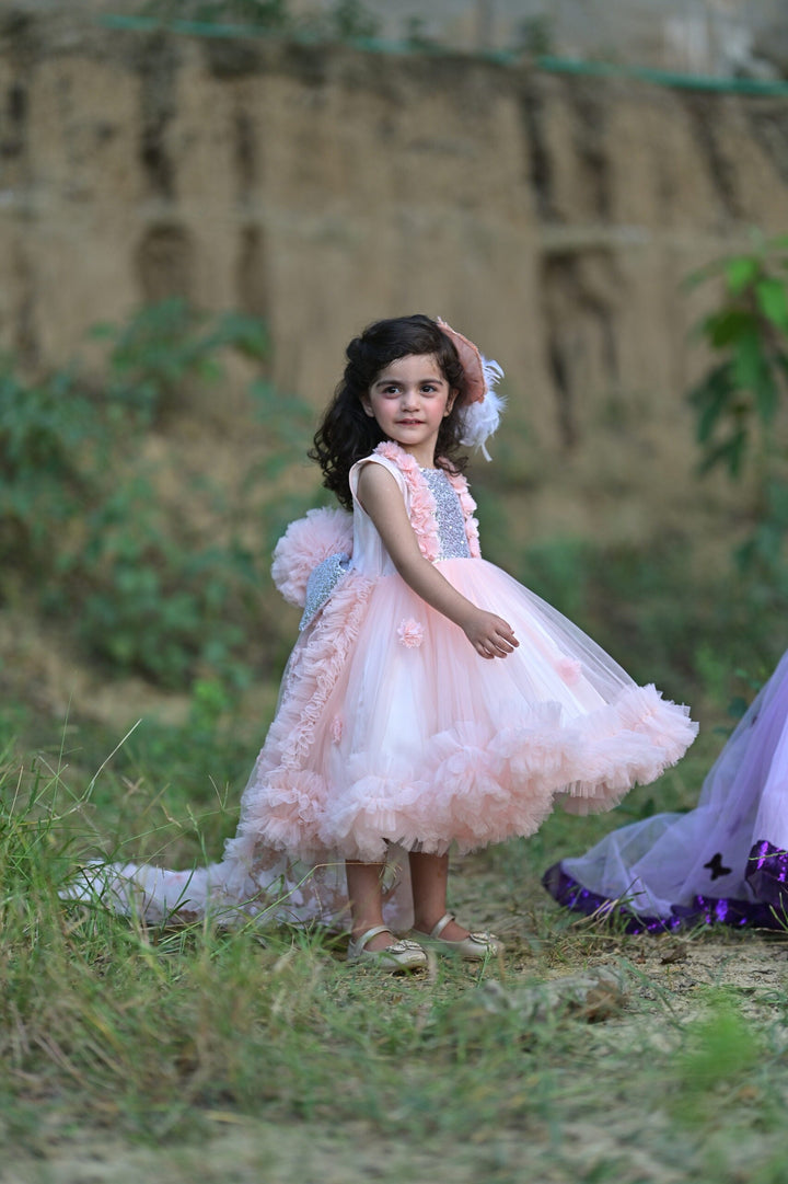 Qurratulain Saqib Pret Embroidered Shirt Pom Pom Ruffle