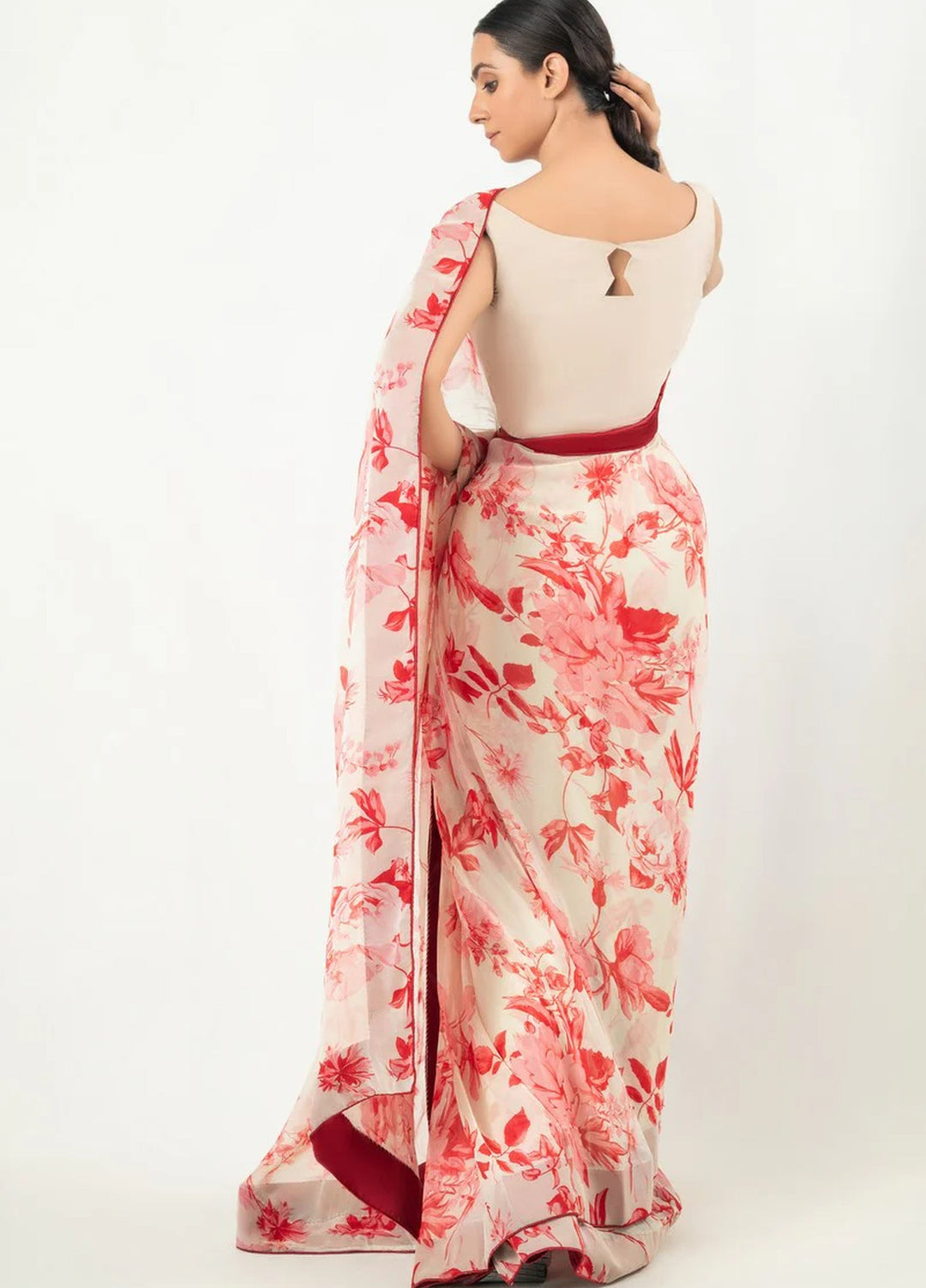 Imran Aftab RTW Printed Chiffon 3 Piece Suit IASC 24 - Festive Collection