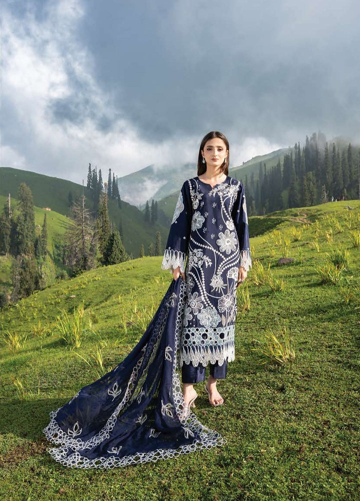 Dastaan by Zebtan Unstitched Embroidered Tassal Silk 3 Piece Suit ZB26UD DZ-01 - Festive Collection