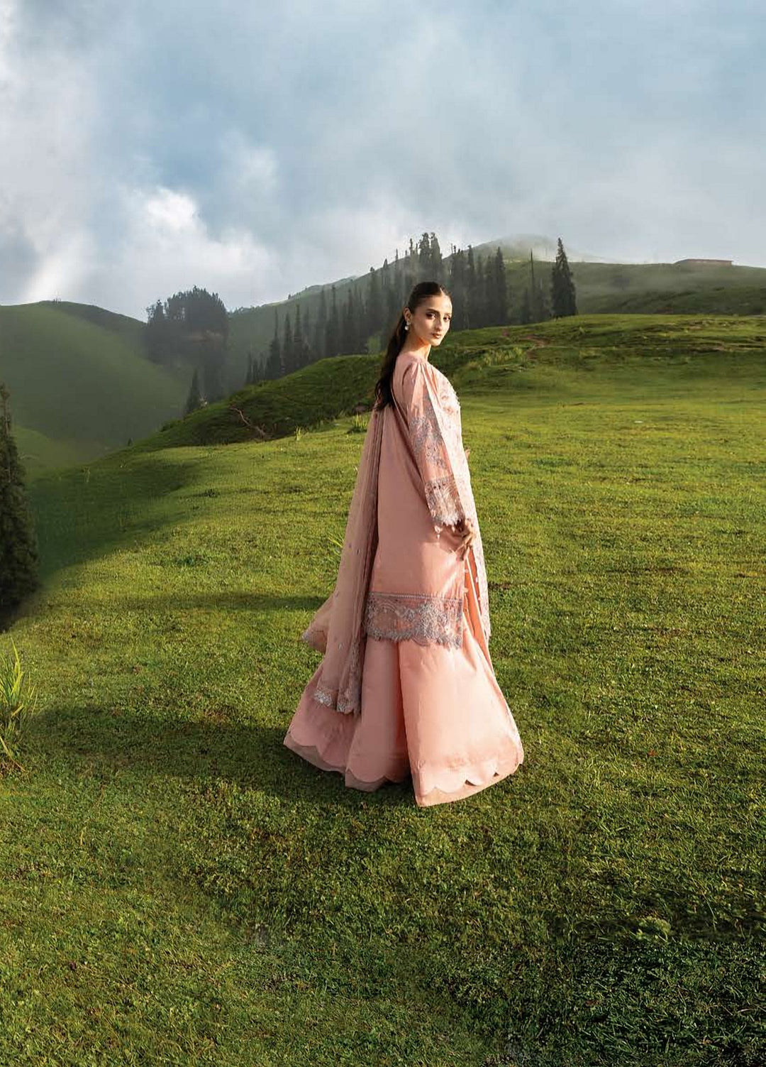 Dastaan by Zebtan Unstitched Embroidered Tassal Silk 3 Piece Suit ZB26UD DZ-04 - Festive Collection