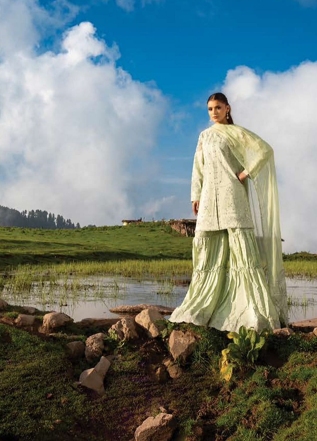 Dastaan by Zebtan Unstitched Embroidered Tassal Silk 3 Piece Suit ZB26UD DZ-05 - Festive Collection