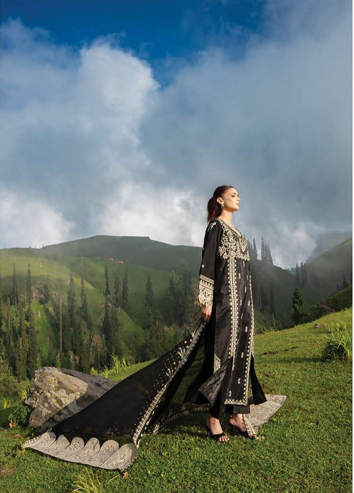 Dastaan by Zebtan Unstitched Embroidered Tassal Silk 3 Piece Suit ZB26UD DZ-08 - Festive Collection
