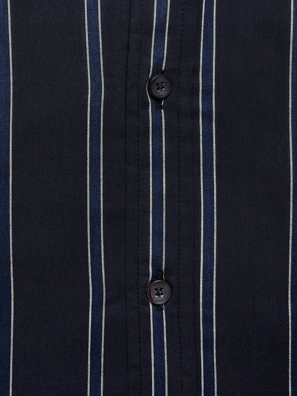 Brumano Ready To Wear Shirts Men 1 Piece Cotton Dark Blue Striped Shirt With Button Down Collar 0-31-025-4492 - Summer Collection