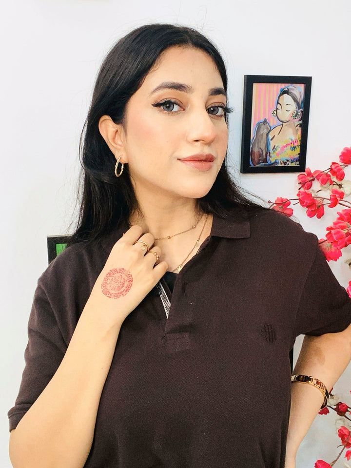 Brumano Solids Dark Brown 100% Cotton Pique Polo - Women