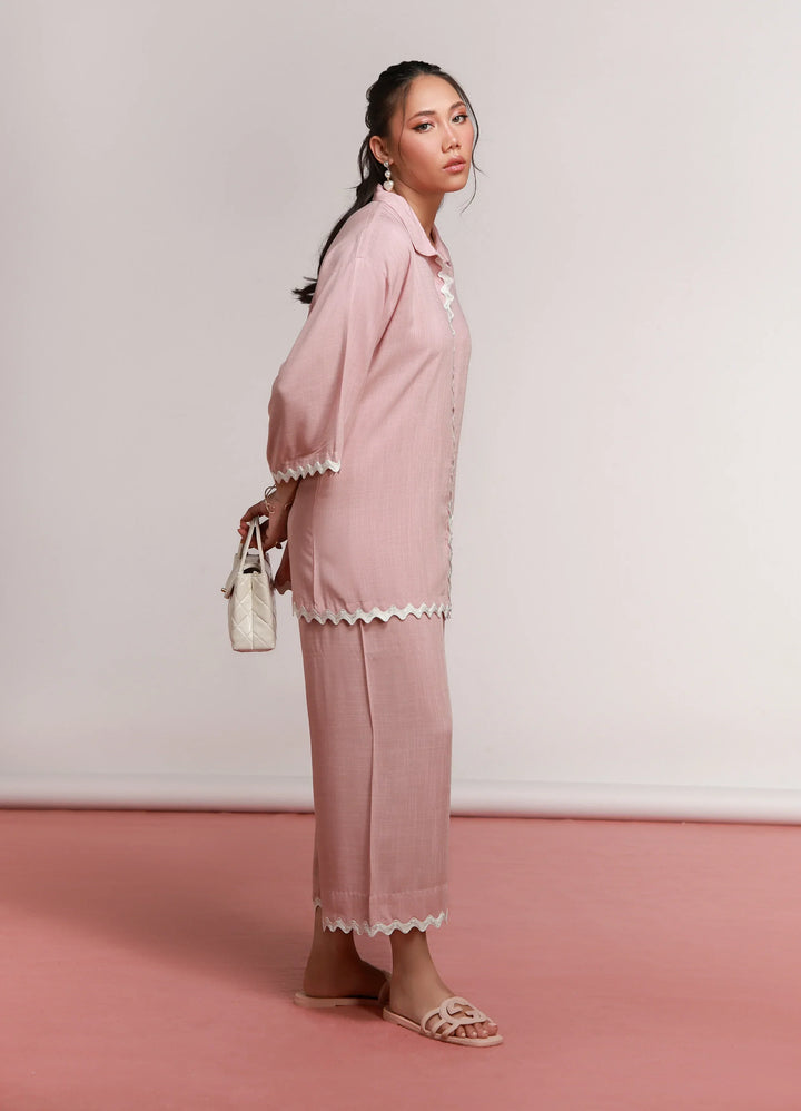 House of Meem RTW Solids Linen 2 Piece Suit Dawn Casual Collection