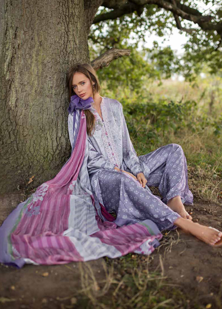 Sobia Nazir Satin Unstitched Printed 3 Piece Suits SN25SF D-01 - Festive Collection.