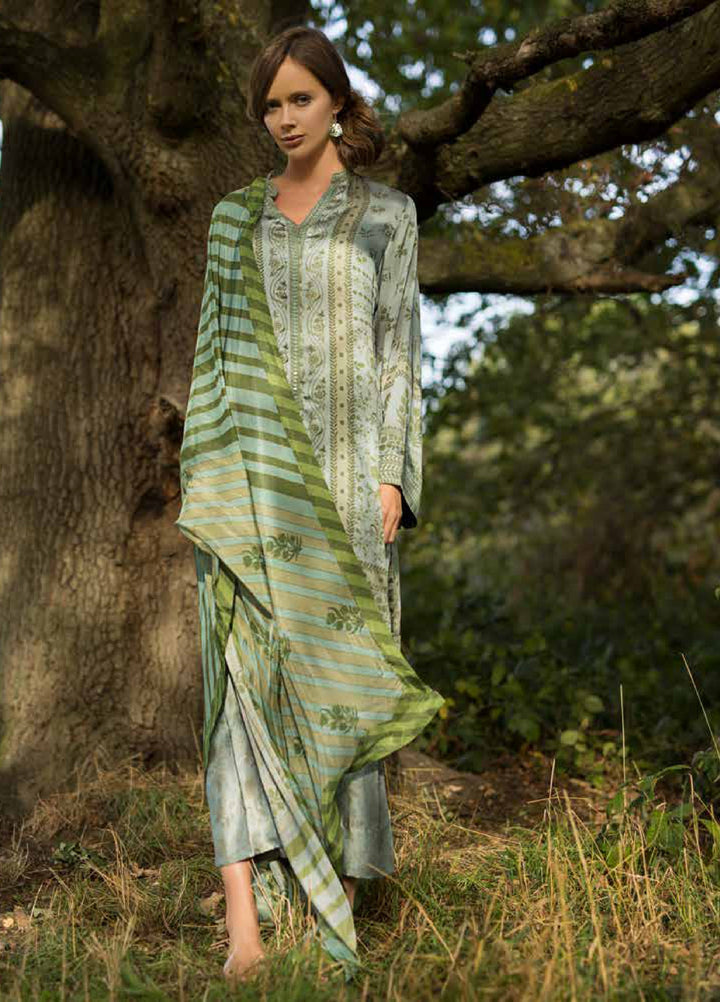 Sobia Nazir Satin Unstitched Printed 3 Piece Suits SN25SF D-02 - Festive Collection