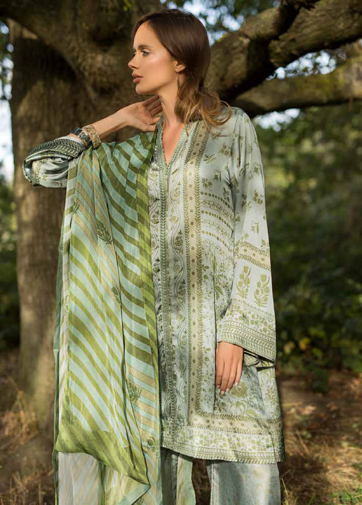 Sobia Nazir Satin Unstitched Printed 3 Piece Suits SN25SF D-02 - Festive Collection