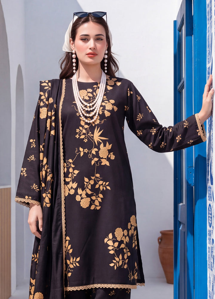 Coco by Al Zohaib Unstitched Printed Cambric 3 Piece Suit AZ26UCC D-02 - Casual Collection