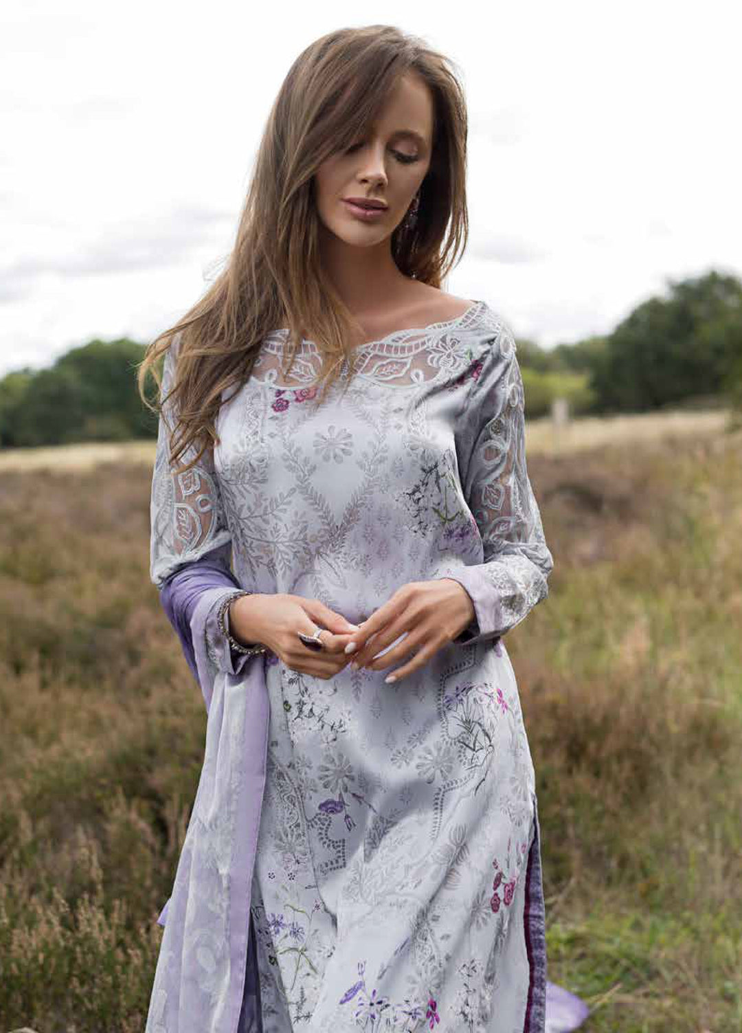 Sobia Nazir Satin Unstitched Printed 3 Piece Suits SN25SF D-03 - Festive Collection