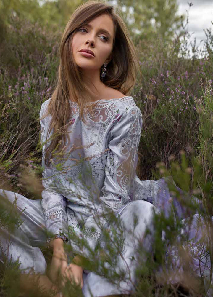 Sobia Nazir Satin Unstitched Printed 3 Piece Suits SN25SF D-03 - Festive Collection