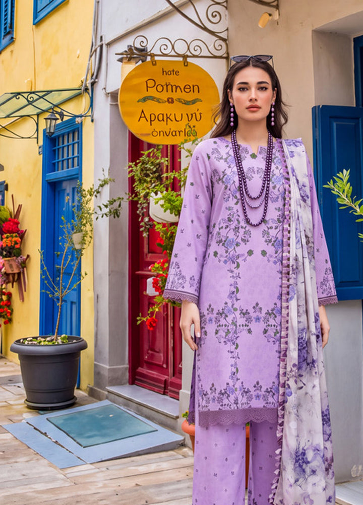 Coco by Al Zohaib RTW Printed Cambric 3 Piece Suit AZ26RCC D-3 - Casual Collection