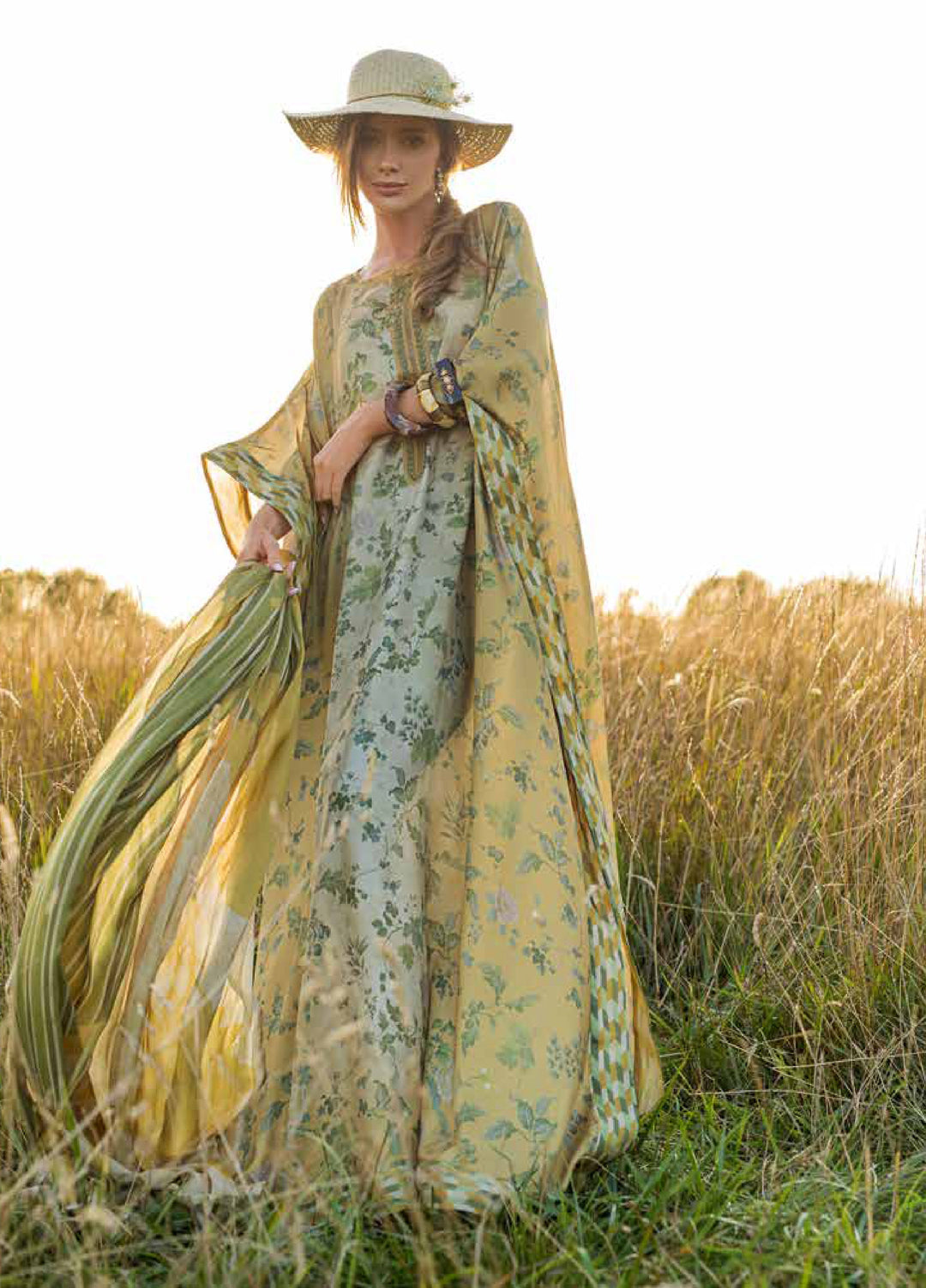 Sobia Nazir Satin Unstitched Printed 3 Piece Suits SN25SF D-04 - Festive Collection.