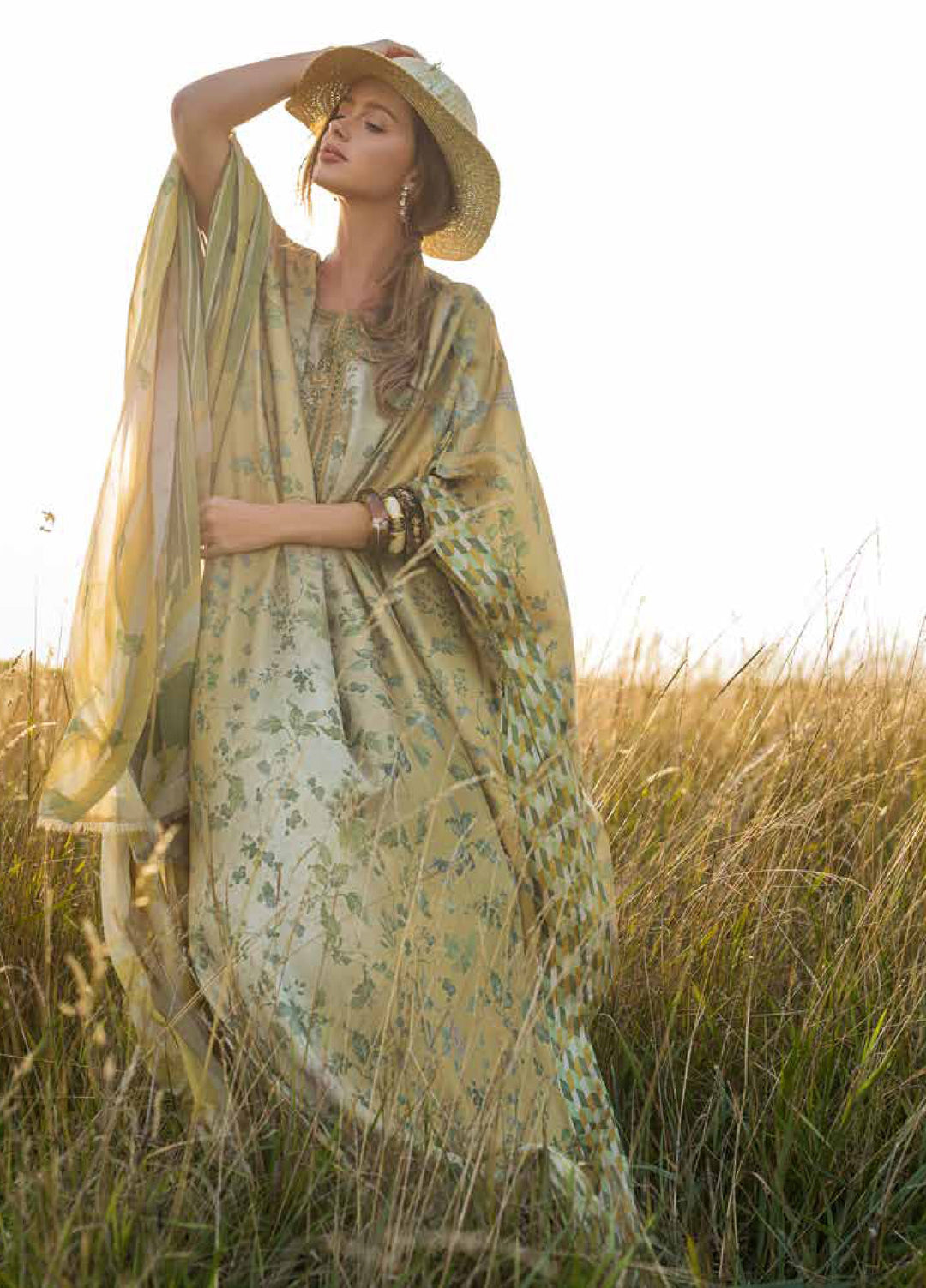 Sobia Nazir Satin Unstitched Printed 3 Piece Suits SN25SF D-04 - Festive Collection.