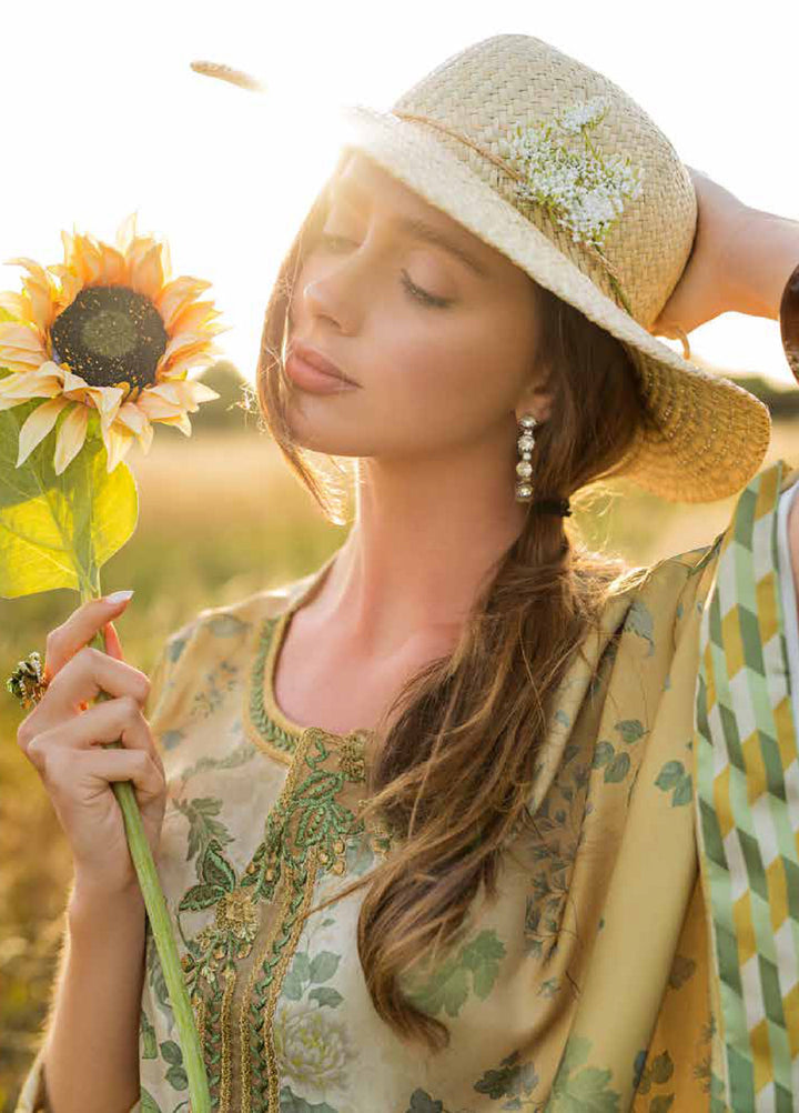 Sobia Nazir Satin Unstitched Printed 3 Piece Suits SN25SF D-04 - Festive Collection.