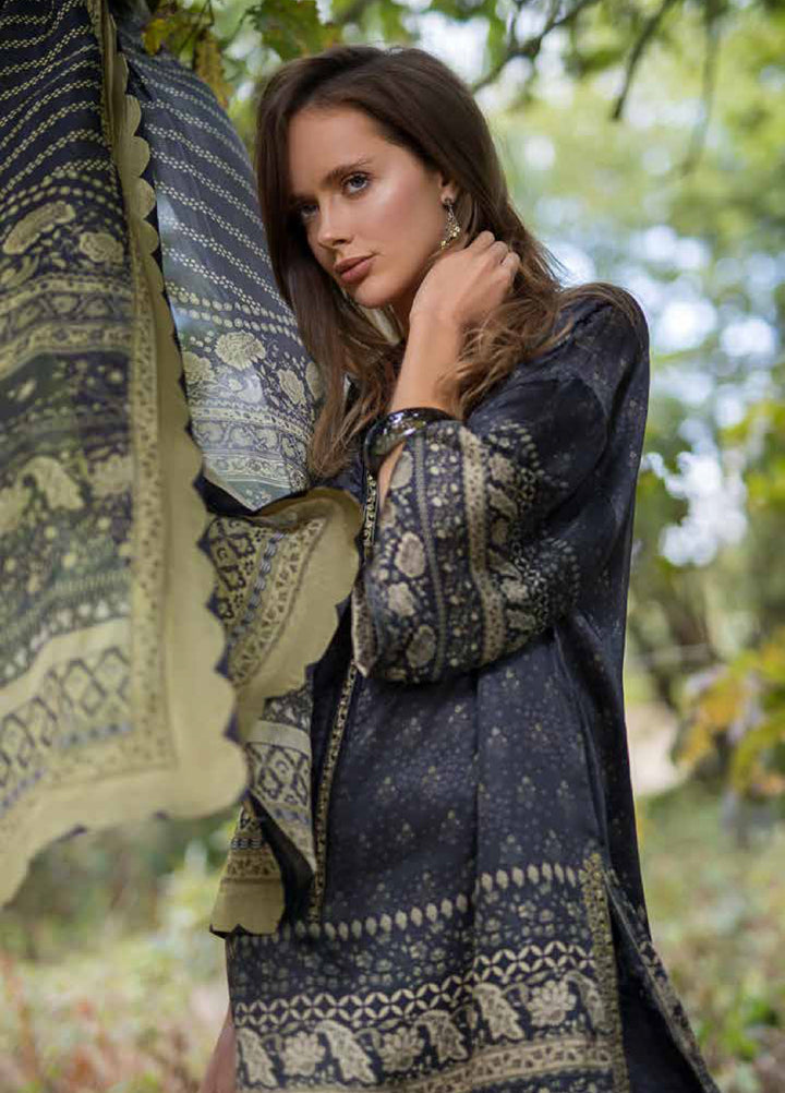 Sobia Nazir Satin Unstitched Printed 3 Piece Suits SN25SF D-05 - Festive Collection