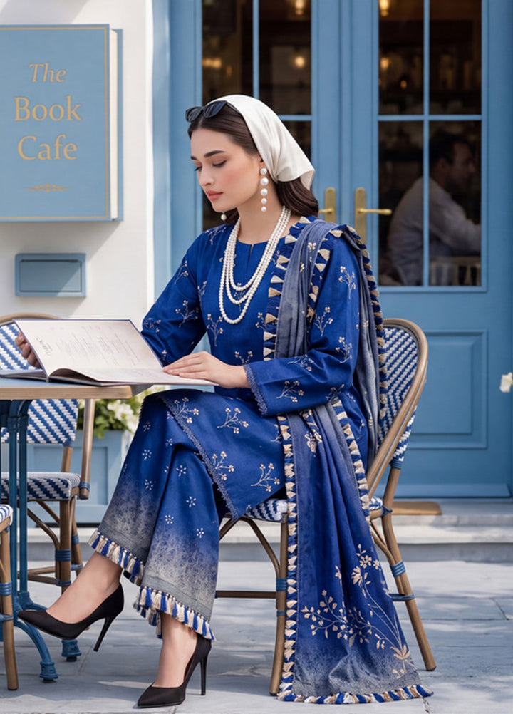 Coco by Al Zohaib RTW Printed Cambric 3 Piece Suit AZ26RCC D-05 - Casual Collection