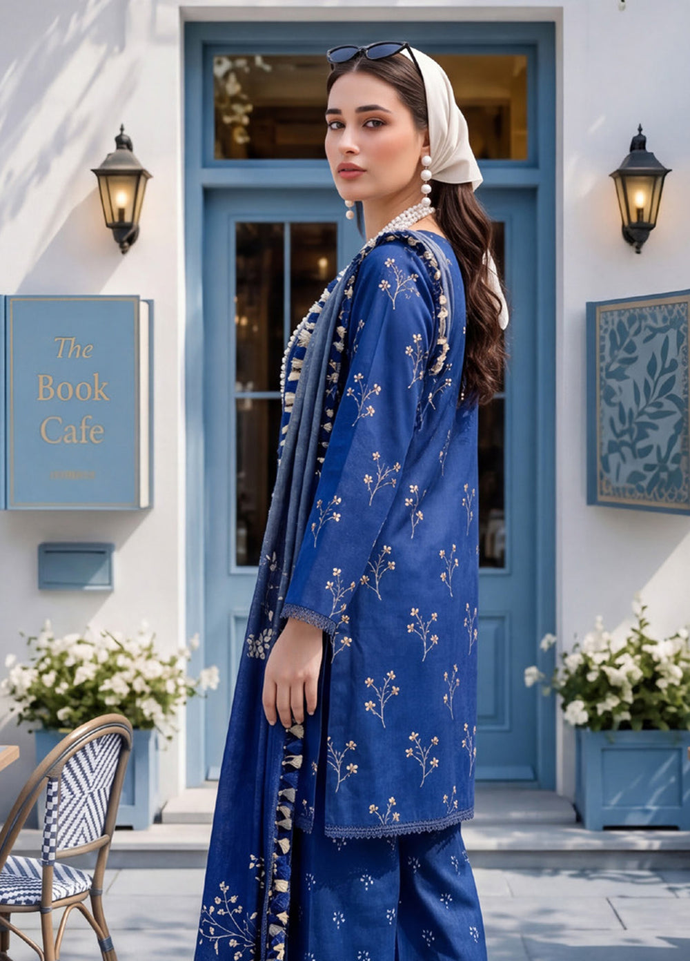 Coco by Al Zohaib Unstitched Printed Cambric 3 Piece Suit AZ26UCC D-05 - Casual Collection