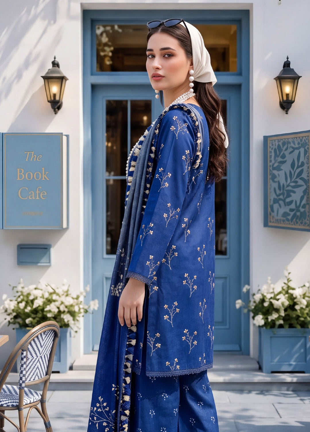 Coco by Al Zohaib RTW Printed Cambric 3 Piece Suit AZ26RCC D-05 - Casual Collection