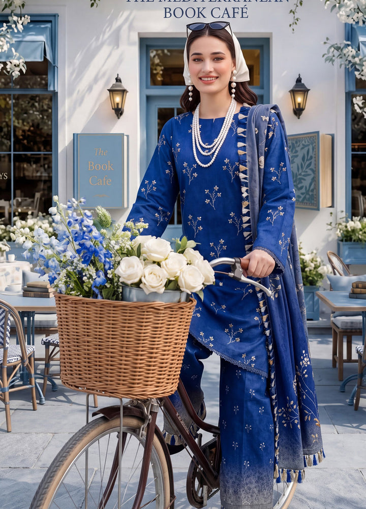 Coco by Al Zohaib Unstitched Printed Cambric 3 Piece Suit AZ26UCC D-05 - Casual Collection