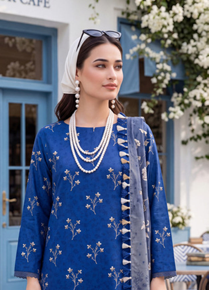Coco by Al Zohaib Unstitched Printed Cambric 3 Piece Suit AZ26UCC D-05 - Casual Collection