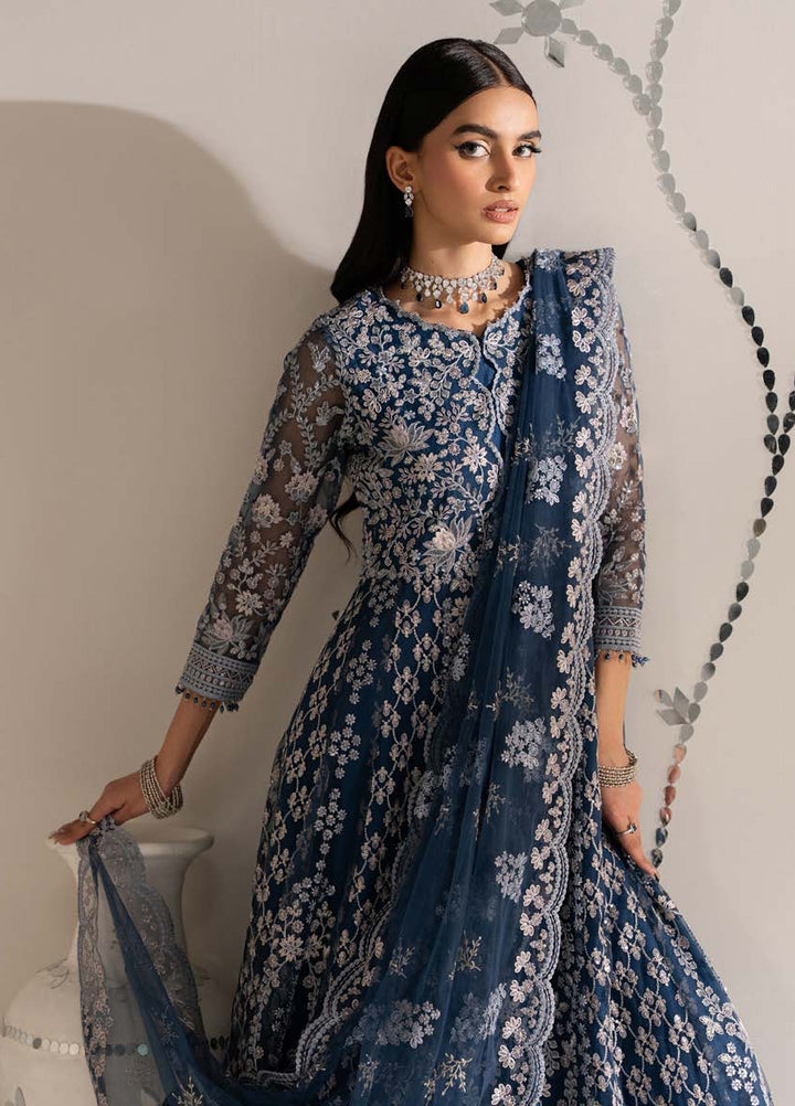 Shehnai by Lavish Premium Unstitched Embroidered Organza 3 Piece Suit LVP26USO SH-05 ZAREEN - Wedding Collection