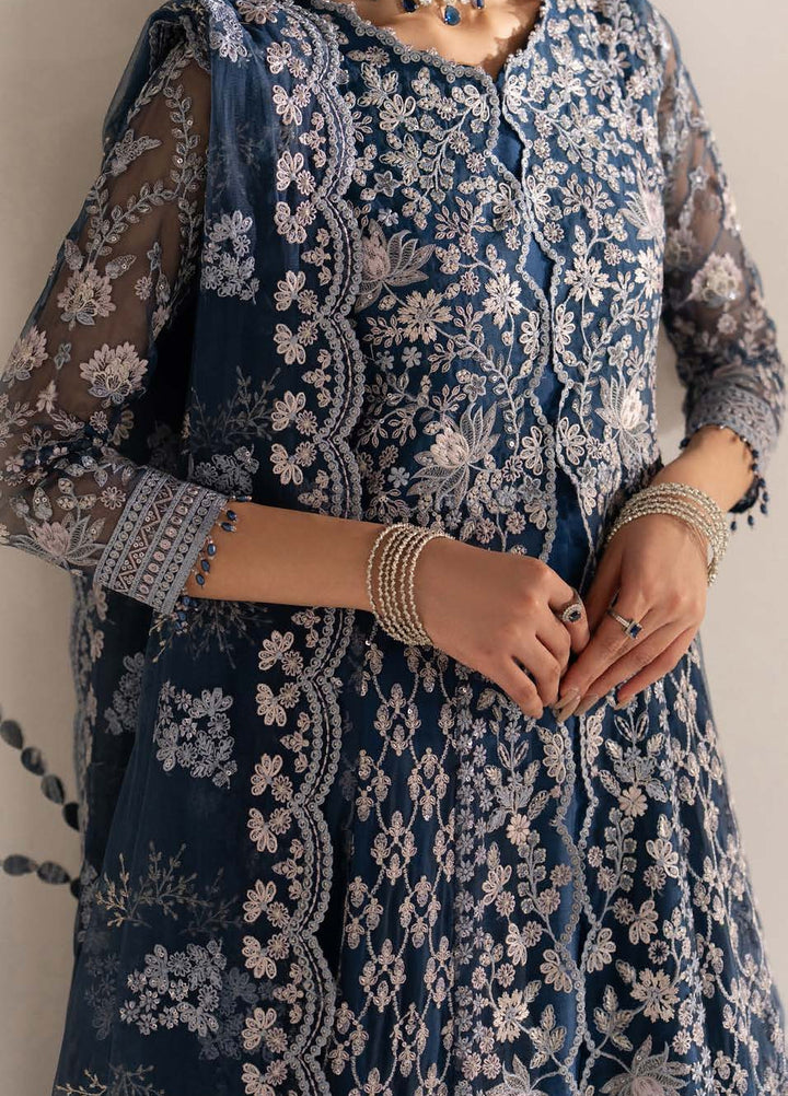 Shehnai by Lavish Premium Unstitched Embroidered Organza 3 Piece Suit LVP26USO SH-05 ZAREEN - Wedding Collection