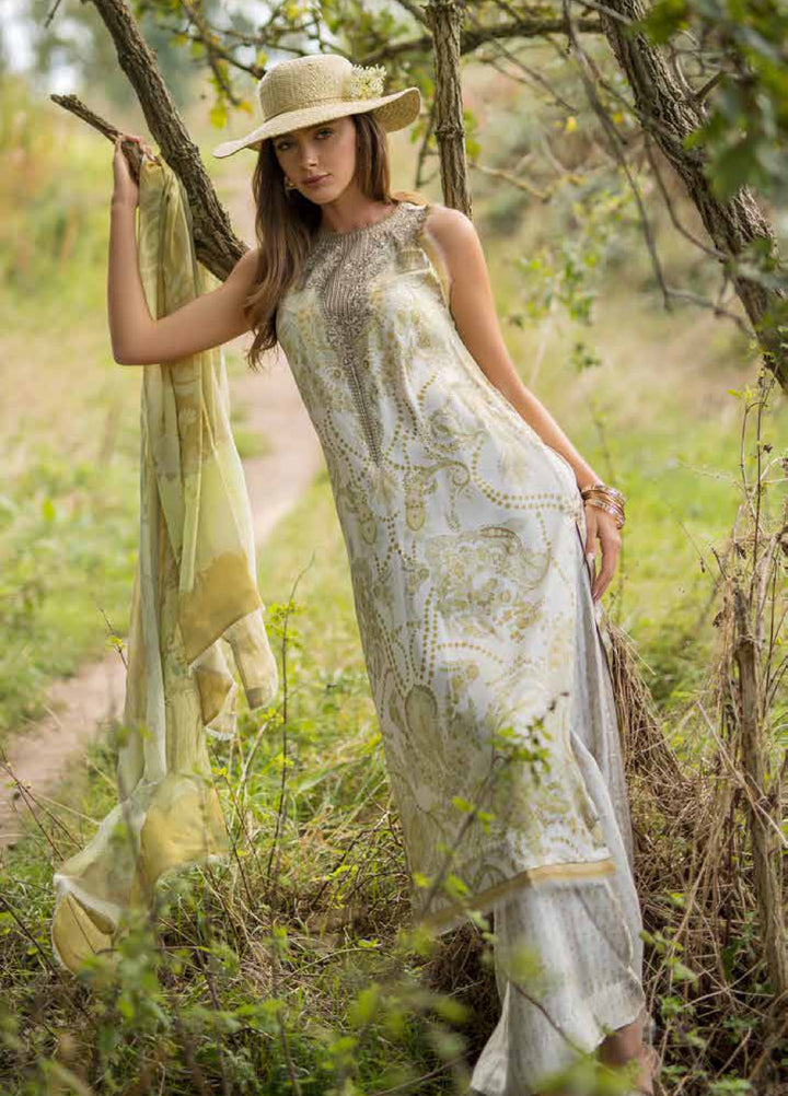 Sobia Nazir Satin Unstitched Printed 3 Piece Suits SN25SF D-06 - Festive Collection.