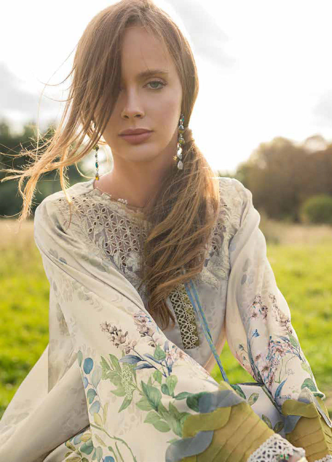 Sobia Nazir Satin Unstitched Printed 3 Piece Suits SN25SF D-07 - Festive Collection