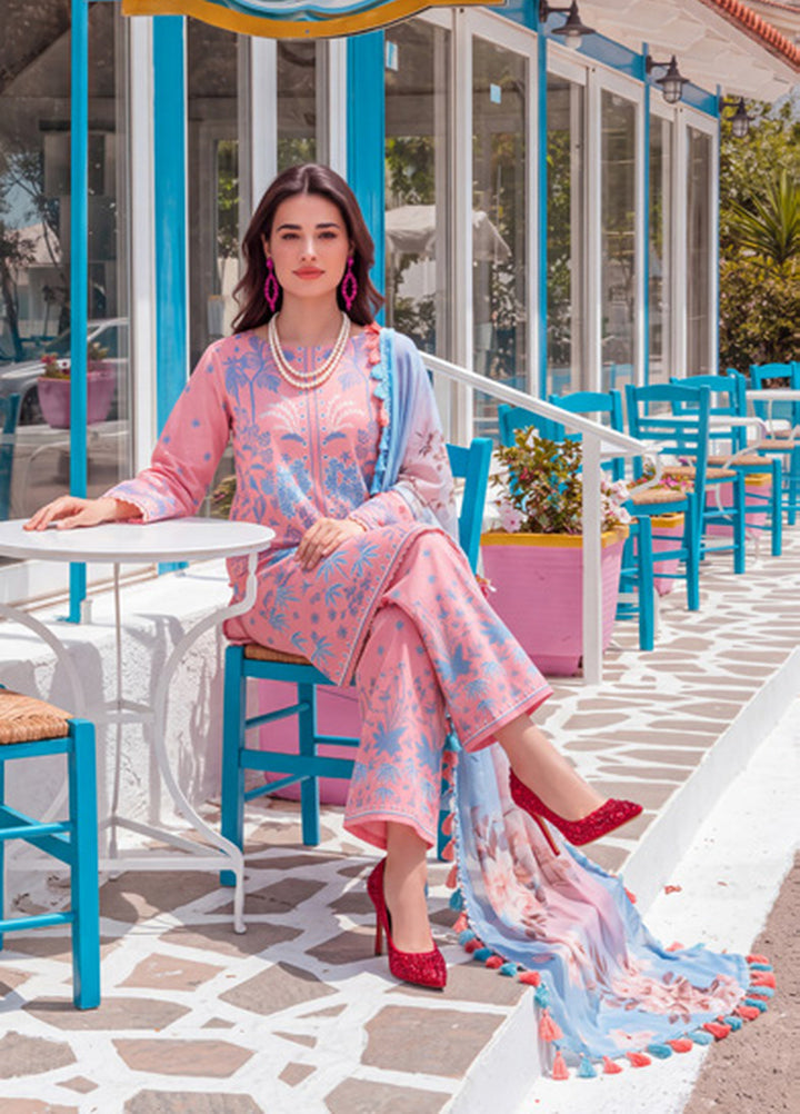 Coco by Al Zohaib RTW Printed Cambric 3 Piece Suit AZ26RCC D-07 - Casual Collection