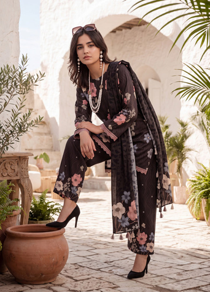 Coco by Al Zohaib Unstitched Printed Cambric 3 Piece Suit AZ26UCC D-09 - Casual Collection